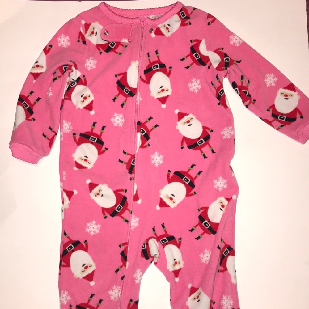Carter’s Santa Fleece Sleep N Play- Size 24 Months
